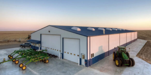 100x70 prefabricated farm building made of prefab metal