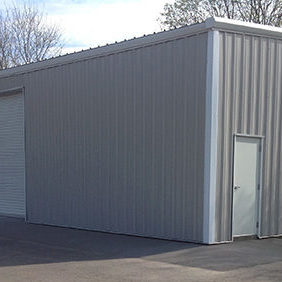 30x50 metal garage used to work on cars