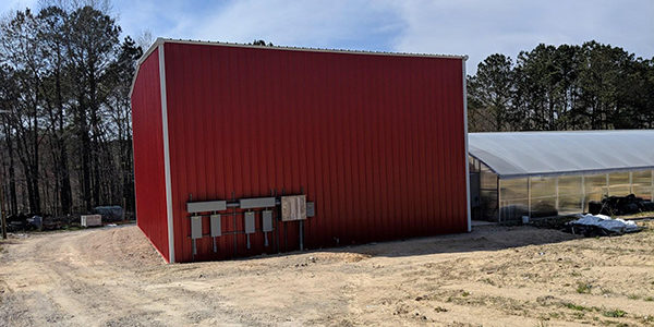 NC steel buildings used for manufacturing facility, Hemp Inc