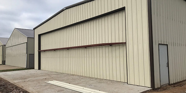 Prefabricated airplane hangar plans in Wisconsin