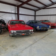 40x60x12 steel building used for car and equipment storage