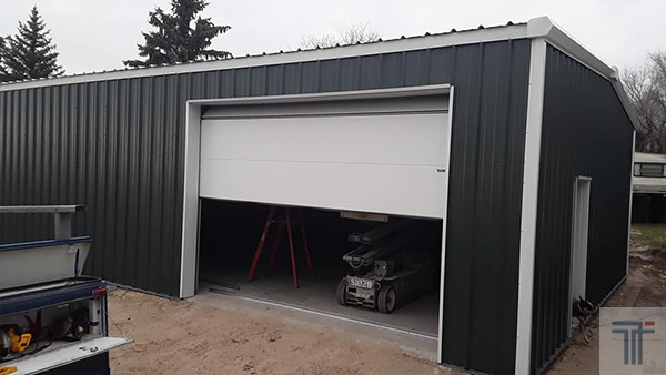 30x40 shop plans for steel residential garages in North Dakota