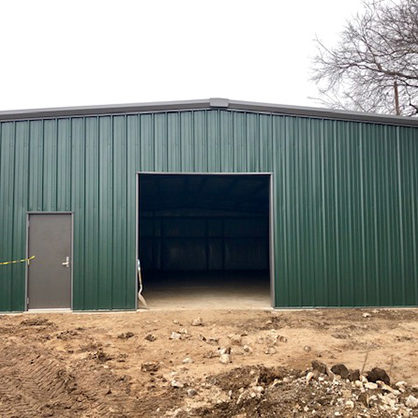 40x75 prefab recreational buildings used for batting cages in Texas