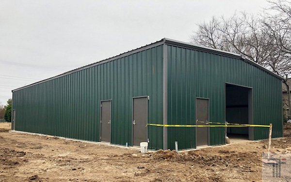 40x75x14 metal building for recreational use